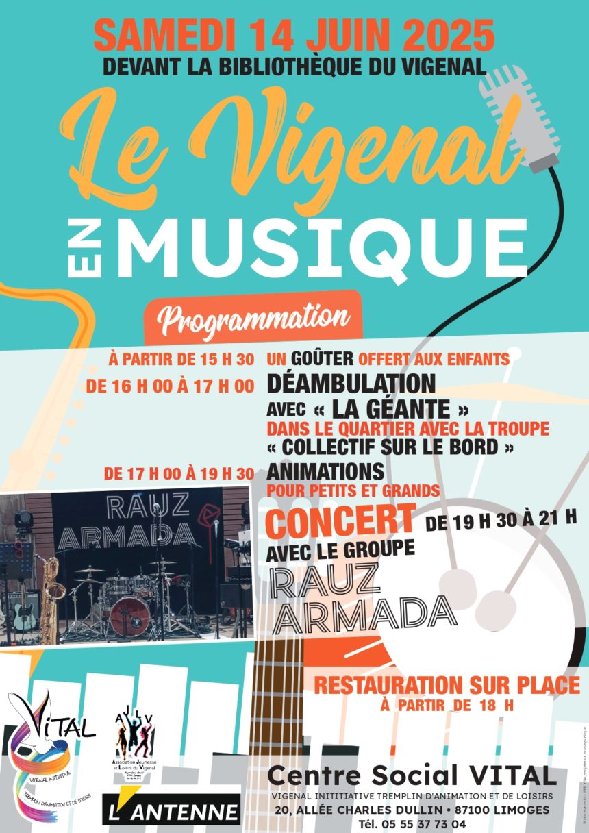 Concert de Rauz Armada pour la Fête de la musique du Vigenal Concert de Rauz Armada pour la Fête de la musique du Vigenal