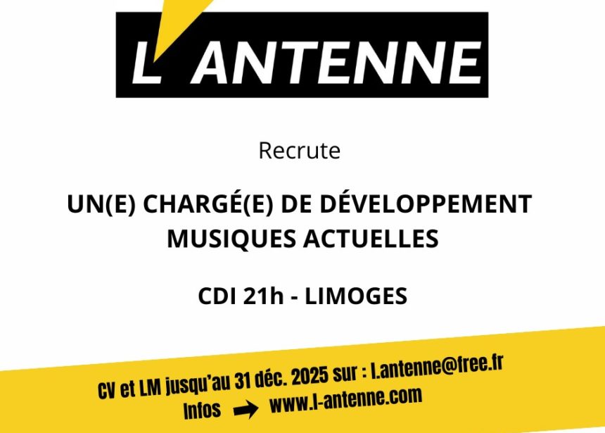 L’Antenne recrute !